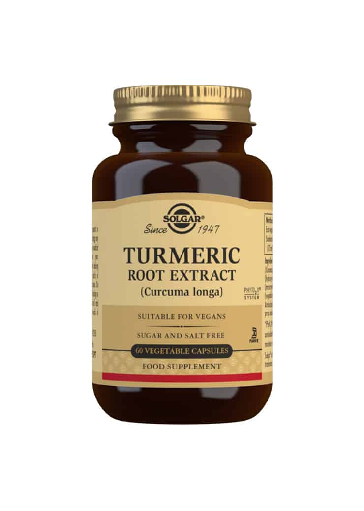 Solgar Turmeric Root Extract - Kurkumiiniuute 60 kaps. - Päiväys 02/2026