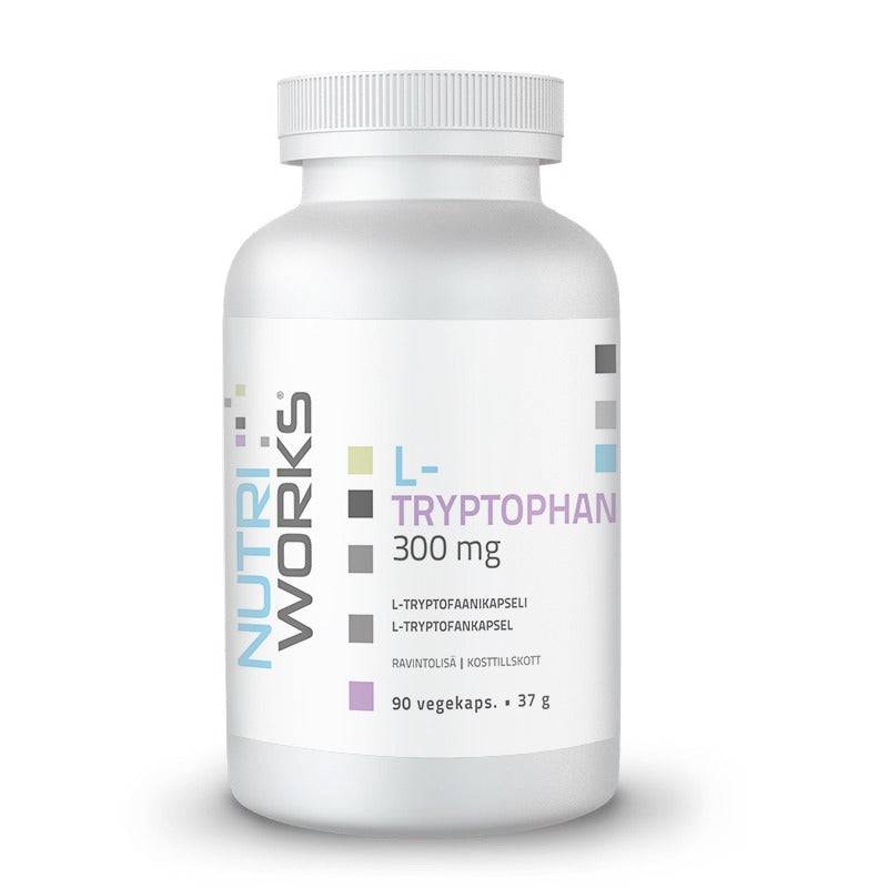 Nutri Works L-Tryptophan 300 mg 90 kaps. - Sinunapteekki.fi