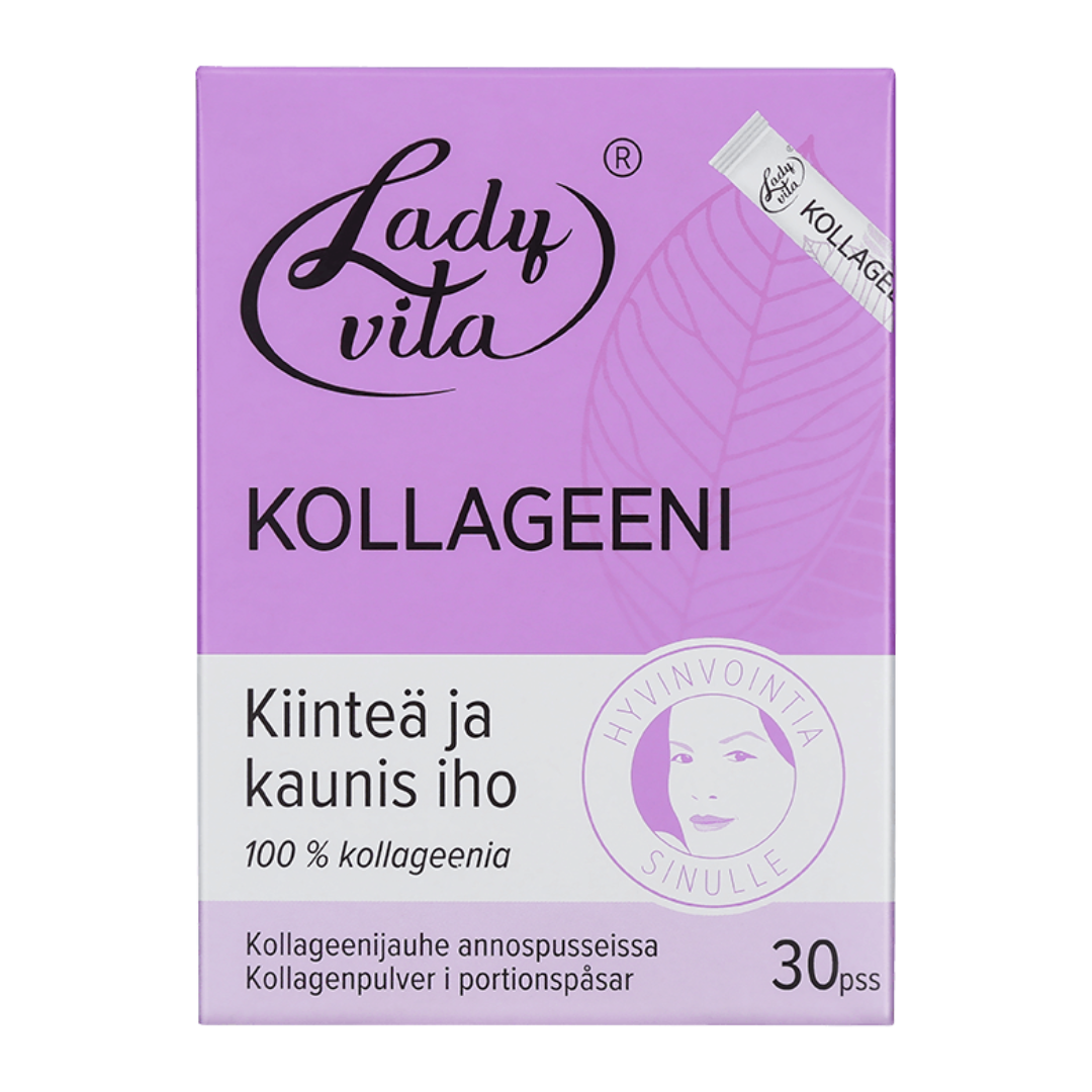 Ladyvita Kollageenijauhe annospusseissa 30 pss