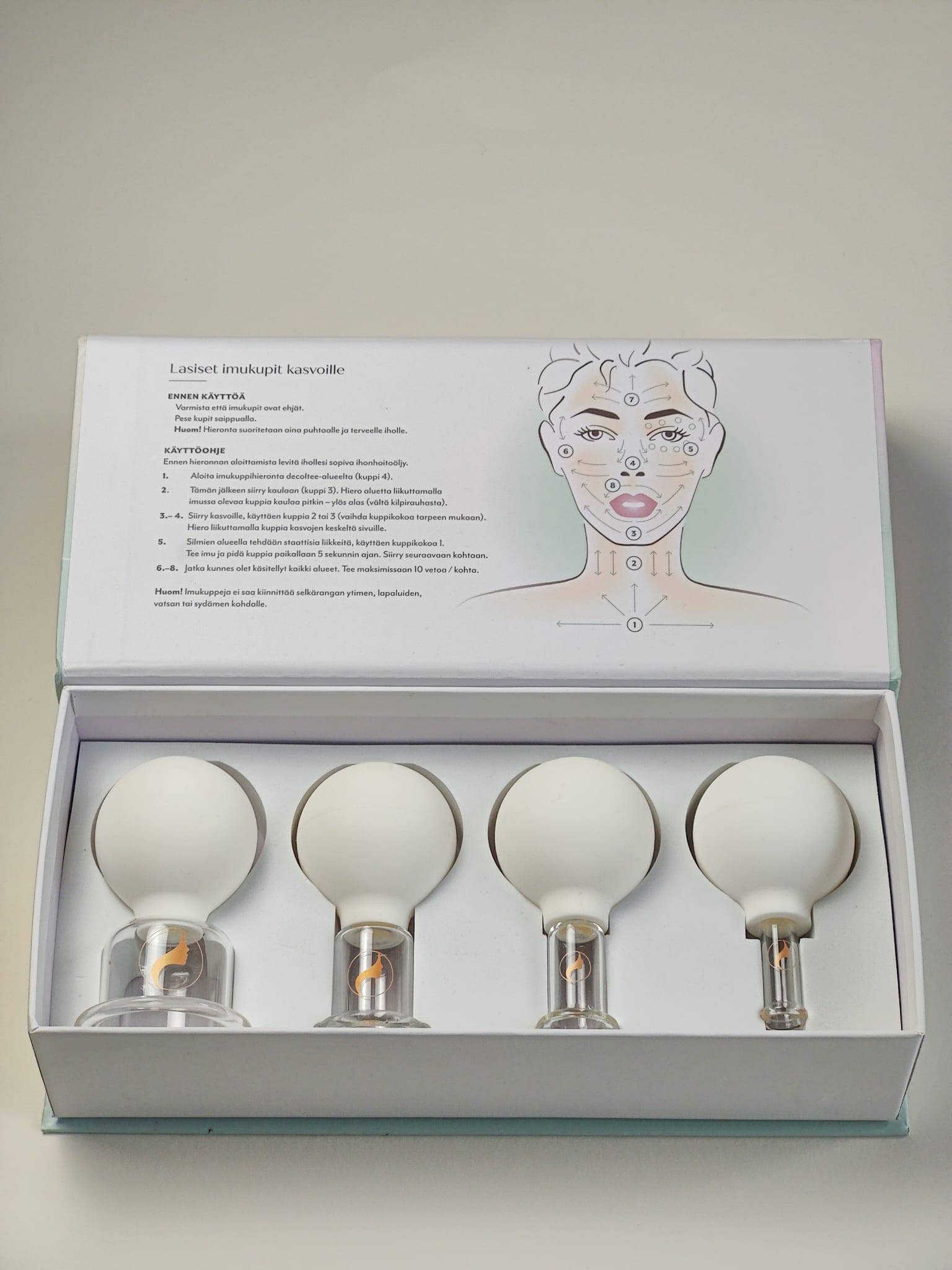 Faceimage Facial Cupping - Kasvojen imukupit 4 kokoa - Sinunapteekki.fi