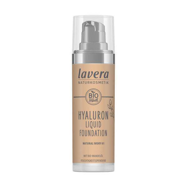 Lavera Hyaluron Liquid Foundation - Meikkivoide Natural Ivory 01 30 ml - Sinunapteekki.fi