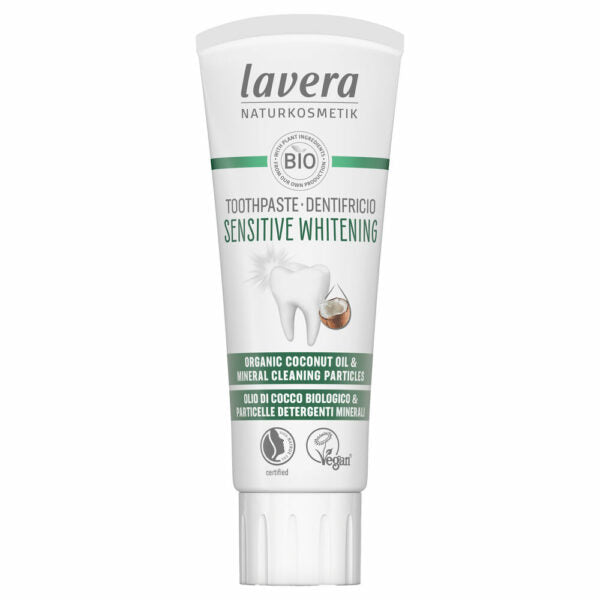 Lavera Toothpaste Sensitive Whitening - Hammastahna 75 ml