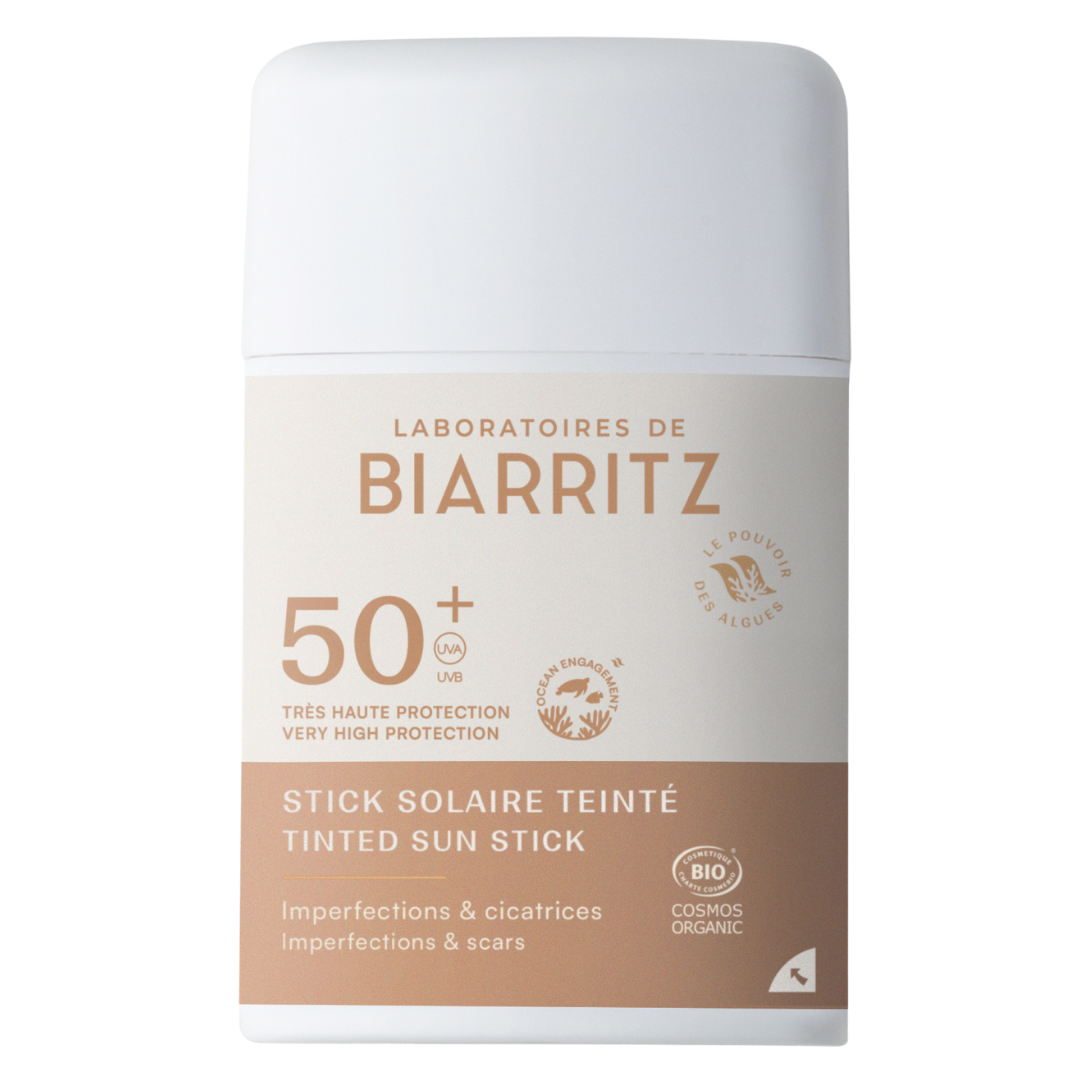 Laboratoires de Biarritz Tinted Suncsreen Stick SPF50+ - Sävytetty Aurinkosuojapuikko 12 g