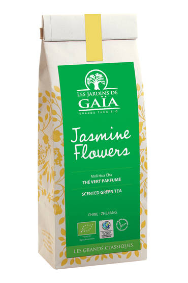 Les Jardins De Gaïa Jasmine Flowers Green Tea - Jasmiini Irtotee 100 g