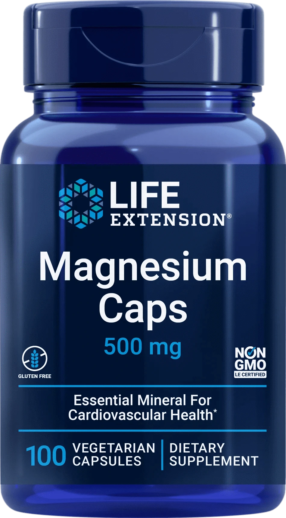 Life Extension Magnesium Caps 500 mg 100 kaps. - Sinunapteekki.fi