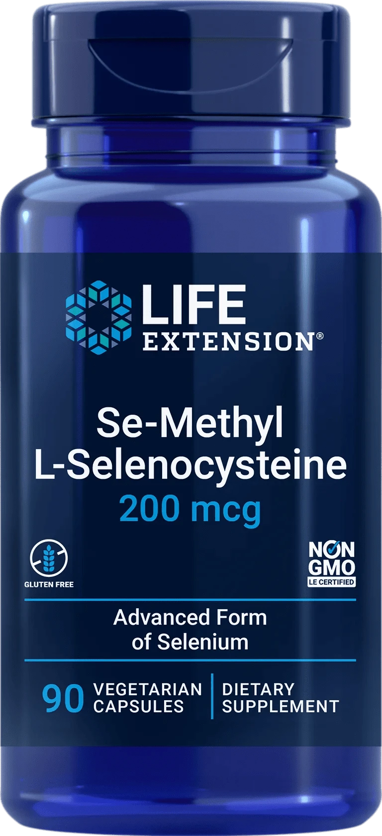 Life Extension Se-Methyl L-Selenocysteine 200µg 90 kaps.