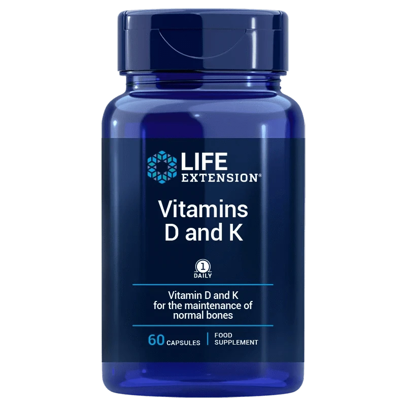 Life Extension Vitamins D and K 60 kaps. - Sinunapteekki.fi