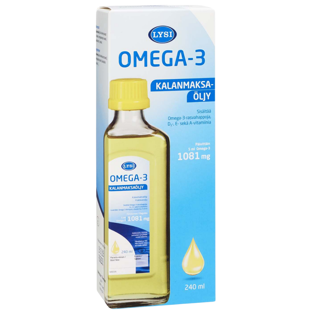 Lysi Omega-3 Kalanmaksaöljy 240 ml