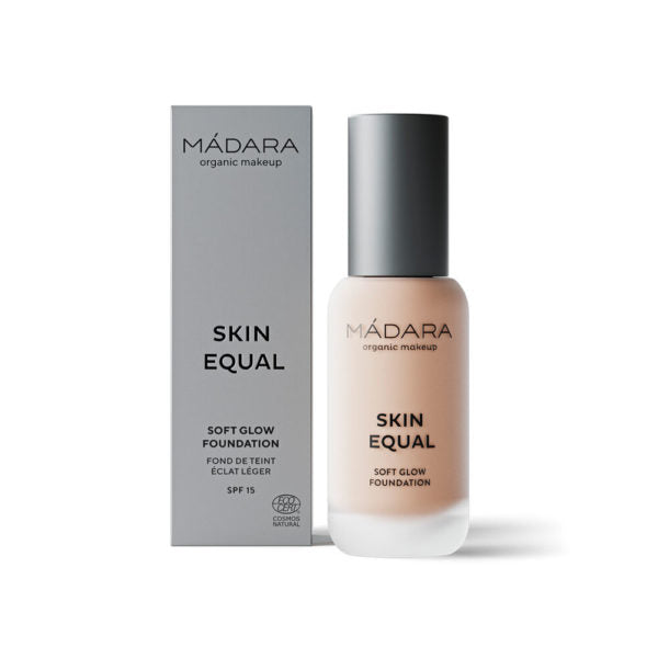 Madara Skin Equal Soft Glow Foundation - Heleyttävä meikkivoide SPF15 Rose Ivory 30