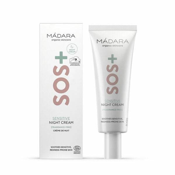 Madara SOS+ Sensitive Night Cream - Yövoide herkälle iholle 70 ml - Sinunapteekki.fi