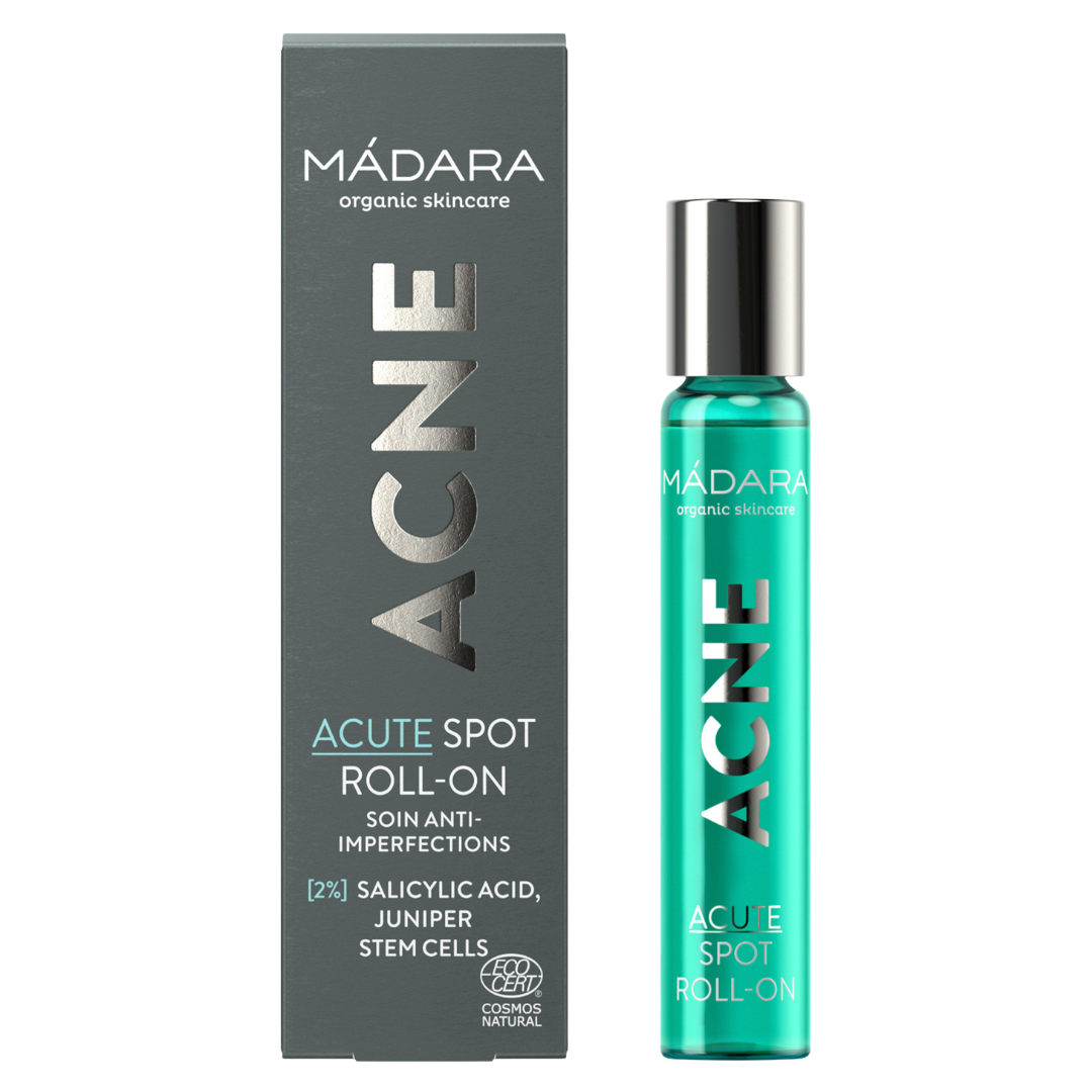 Madara Acne Acute Spot Roll-On - Täsmähoitotuote finneille