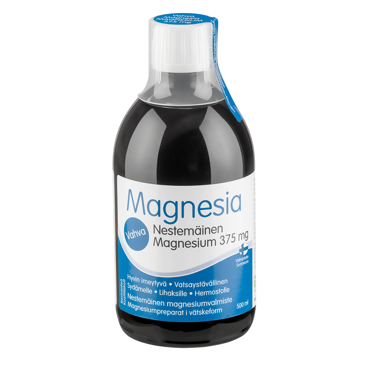 Magnesia Nestemäinen Magnesium 375 mg 500 ml - poistuu
