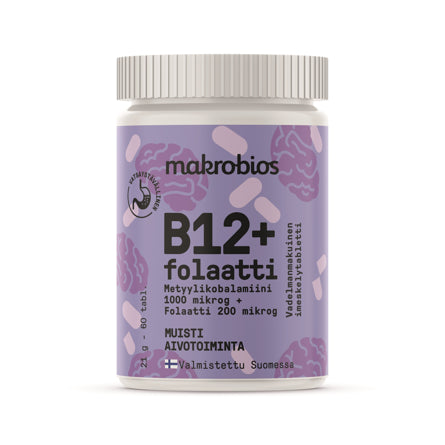 Makrobios B12 + Folaatti 60 tabl.