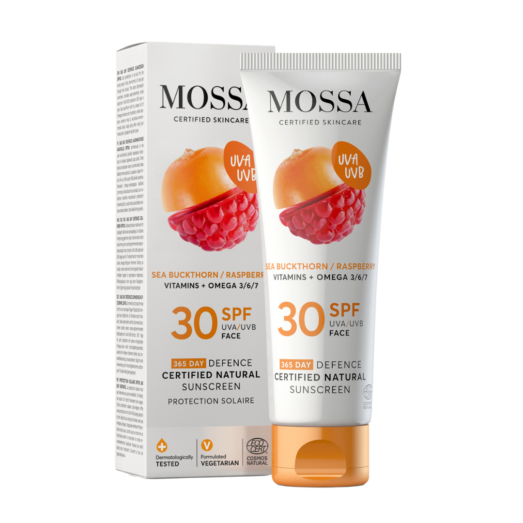 Mossa 365 Days Defence - Aurinkosuojavoide kasvoille SPF30 - Sinunapteekki.fi