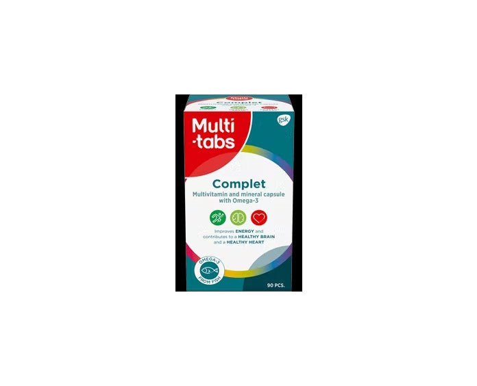 Multi-tabs Complet Monivitamiini + Omega-3 90 kaps.