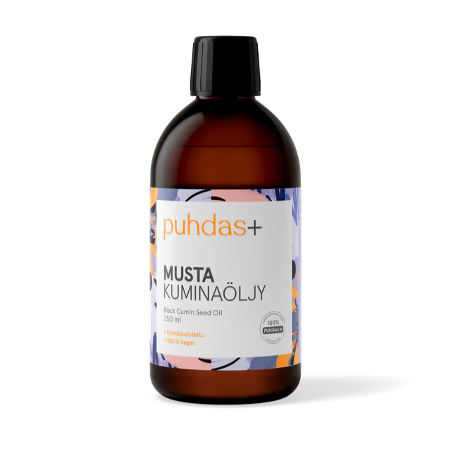 Puhdas+ Musta Kuminaöljy 250 ml