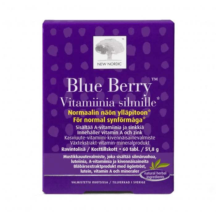 New Nordic Blue Berry - Vitamiinia silmille 60 tabl.