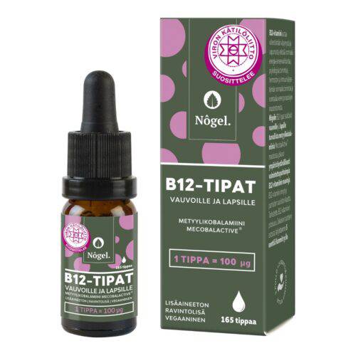 Nogel B12-tipat 100 µg vauvoille ja lapsille 10 ml - Sinunapteekki.fi