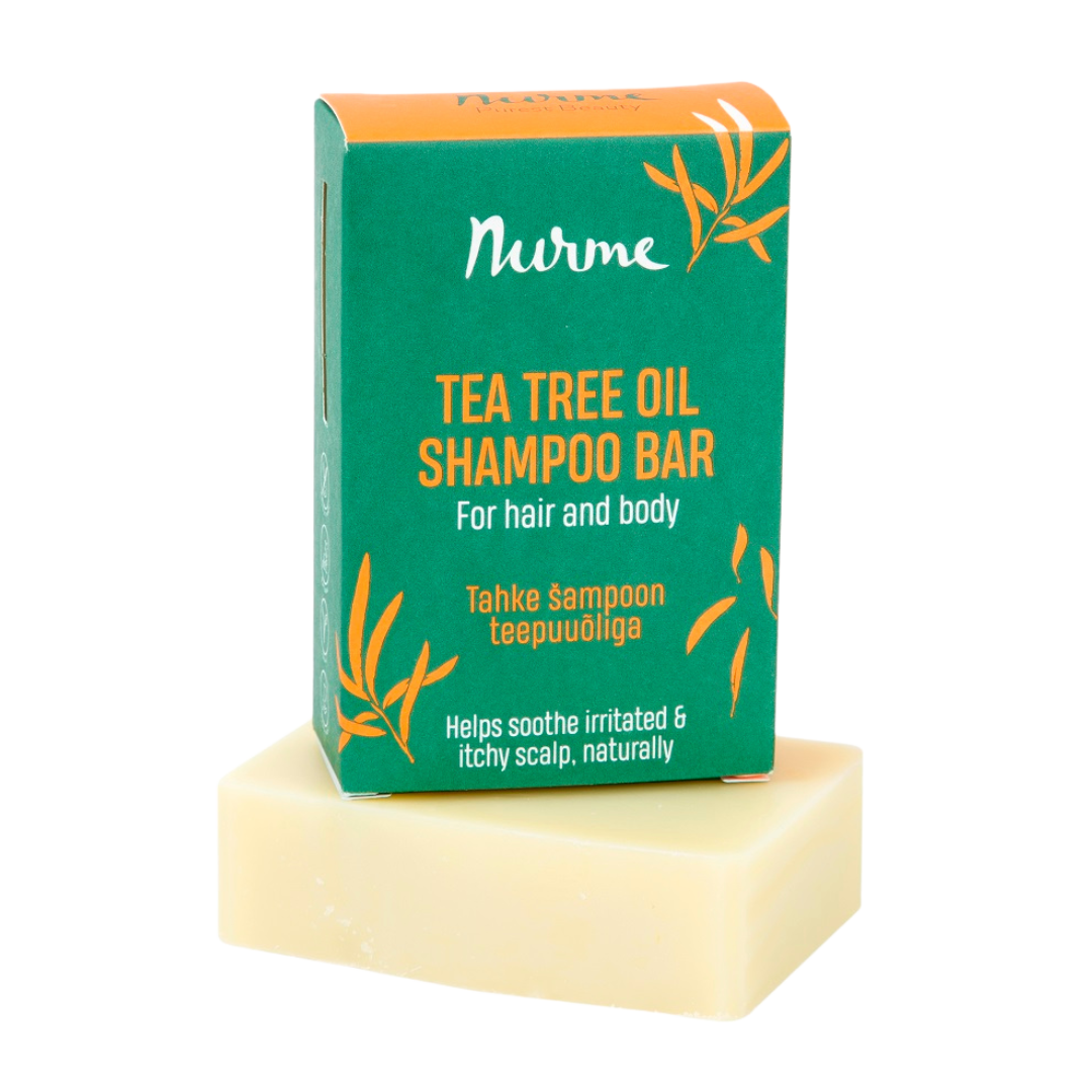 Nurme Tea Tree Oil Shampoo Bar - Teepuu Palashampoo 100 g