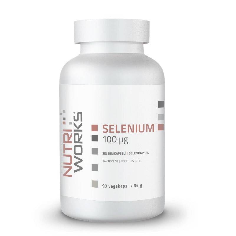Nutri Works Selenium 100 µg - Seleenikapseli 90 kaps. - Sinunapteekki.fi