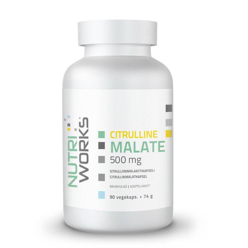 Nutri Works Citrulline Malate 500 mg 90 kaps. - Sinunapteekki.fi
