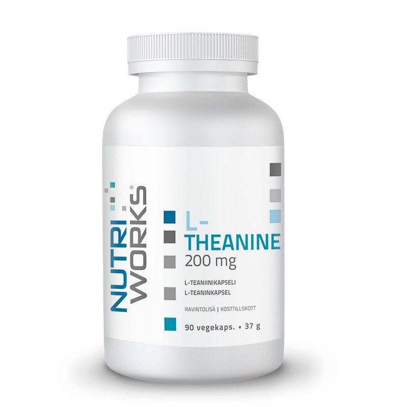 Nutri Works L-Theanine 200 mg 90 kaps. - Sinunapteekki.fi