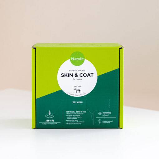 Nutrolin Skin & Coat For Horses - Ravintoöljy hevosille 3000 ml - Sinunapteekki.fi