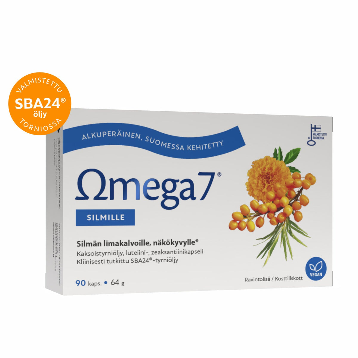 Omega7 SBA24® + Luteiini Silmille 90 kaps.