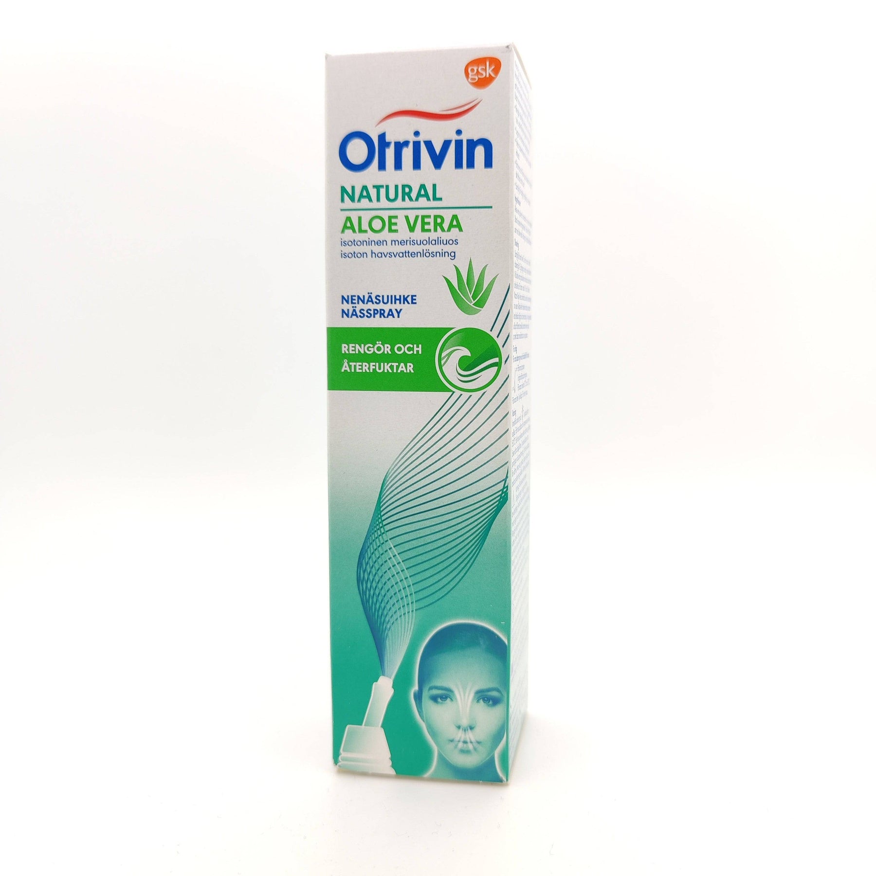 Otrivin Natural Aloe Vera Nenäsuihke 50 ml - Päiväys 02/2024