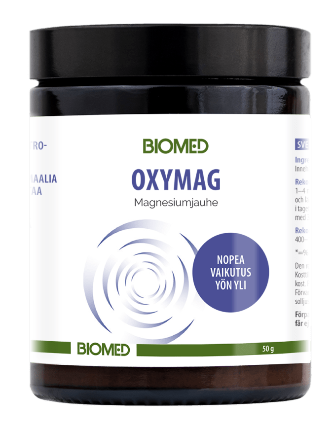Biomed Oxymag - Magnesiumjauhe 50 g - Sinunapteekki.fi