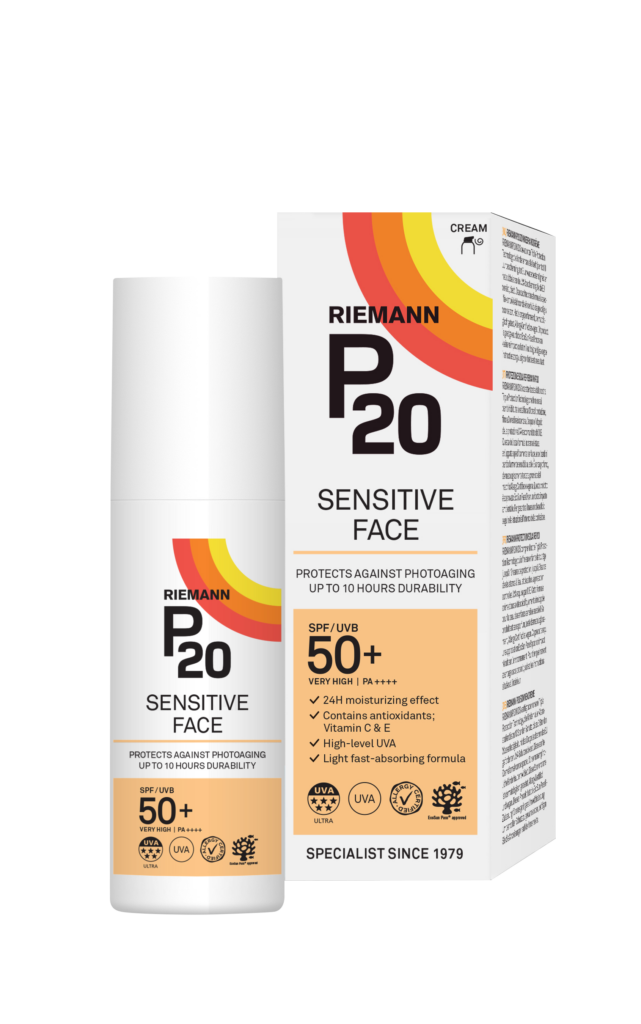 P20 Sensitive Face SPF50+ aurinkosuoja kasvoille 50 g