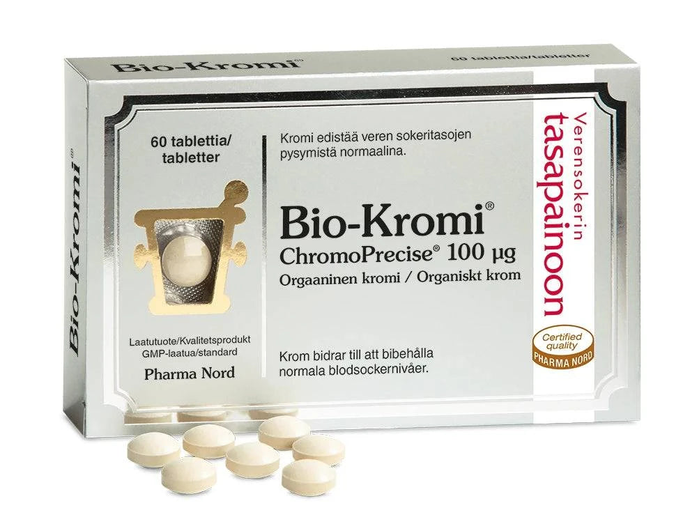 Pharma Nord Bio-Kromi ChromoPrecise 100 µg 60 tabl. - Sinunapteekki.fi