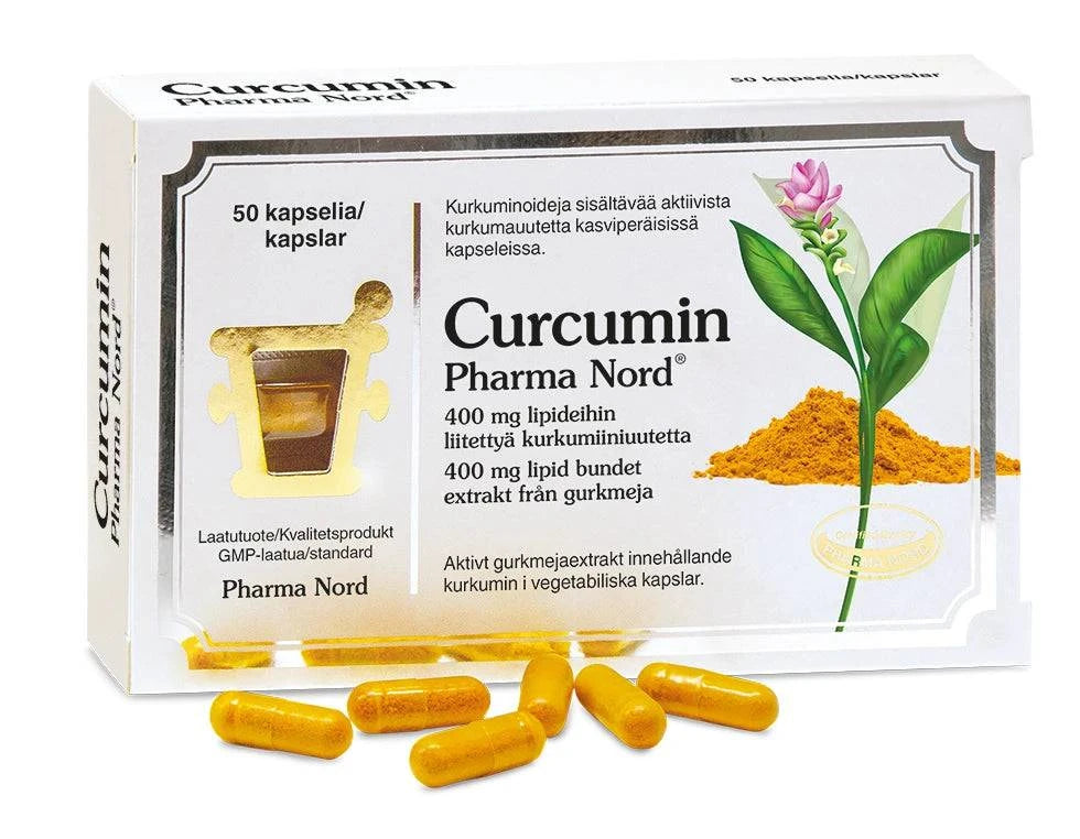 Pharma Nord Curcumin 400 mg 50 kaps. - Sinunapteekki.fi