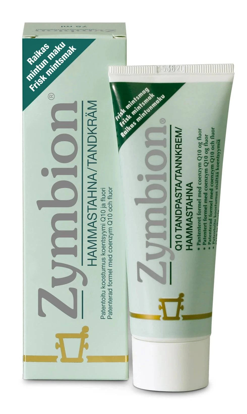 Zymbion Q10 Hammastahna 75 ml - uusi erä