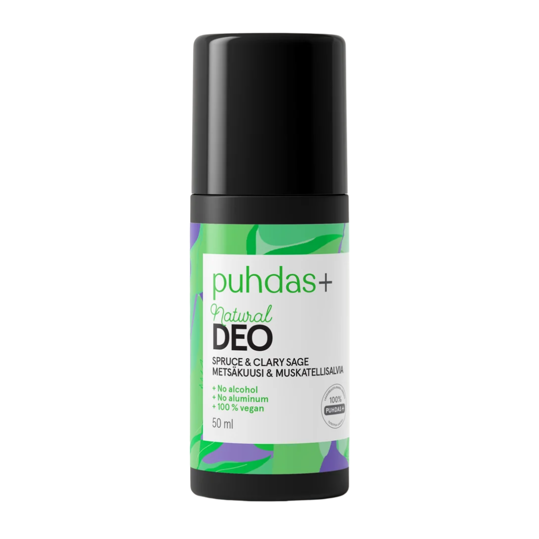 Puhdas+ Natural Deo Metsäkuusi & Muskatellisalvia 50 ml