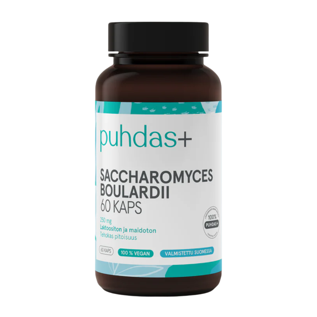 Puhdas+ Caps Saccharomyces Boulardii 250 mg 60 vegekaps.