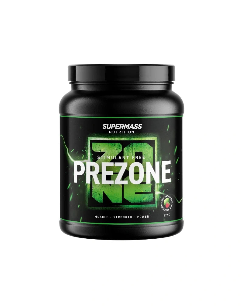 Supermass Nutrition Stimulant Free PREZONE Rasberry-Lime - Tehonlisääjä 625 g