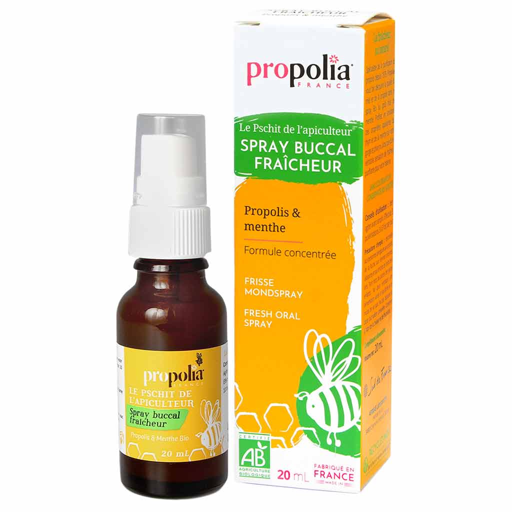 Propolia Fresh Oral Spray - Hellävarainen Kurkkusuihke Hunaja & Minttu 20 ml