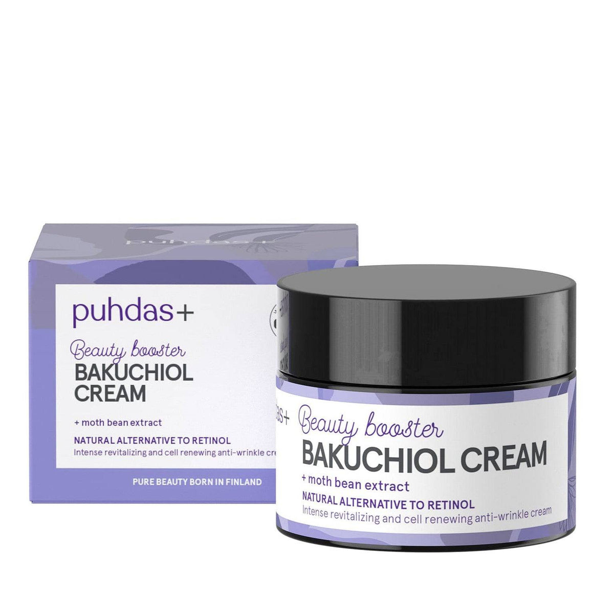 Puhdas+ Beauty Booster Bakuchiol Cream - Kasvovoide 50 ml - Sinunapteekki.fi