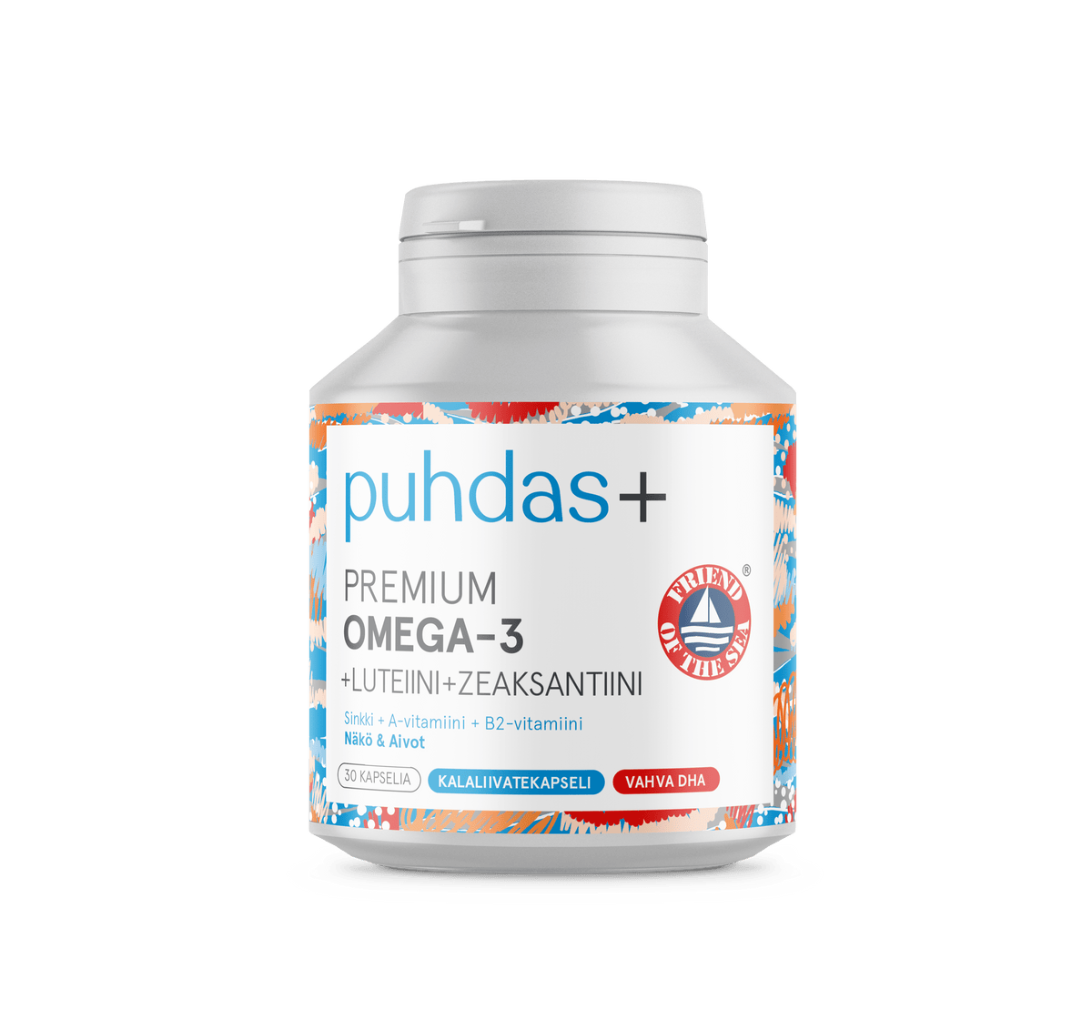 Puhdas+ Premium Omega-3 + Luteiini + Zeaksantiini 30 kaps. - Sinunapteekki.fi
