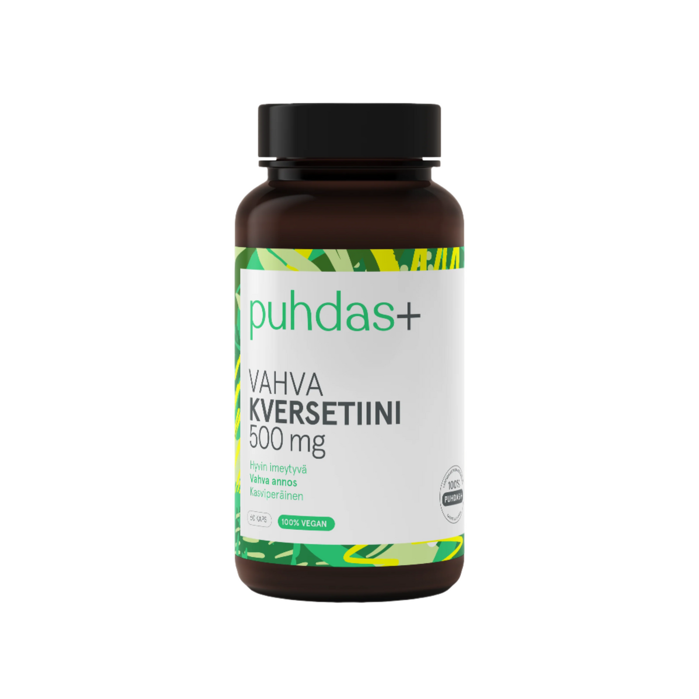 Puhdas+ Vahva Kversetiini 500 mg 60 kaps.