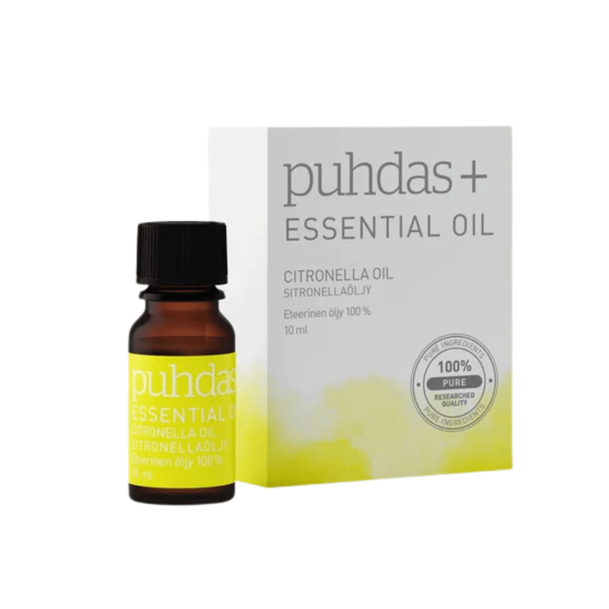 Puhdas+ Essential Oil Citronella Oil - Sitronellaöljy 10 ml - Sinunapteekki.fi