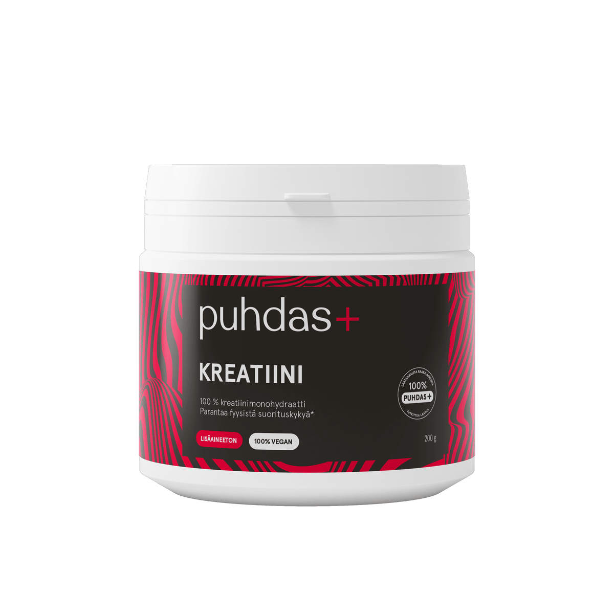Puhdas+ Creatine - Kreatiini 200 g - Sinunapteekki.fi