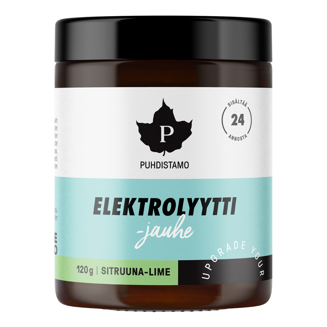Puhdistamo Elektrolyyttijauhe Sitruuna-Lime 120 g