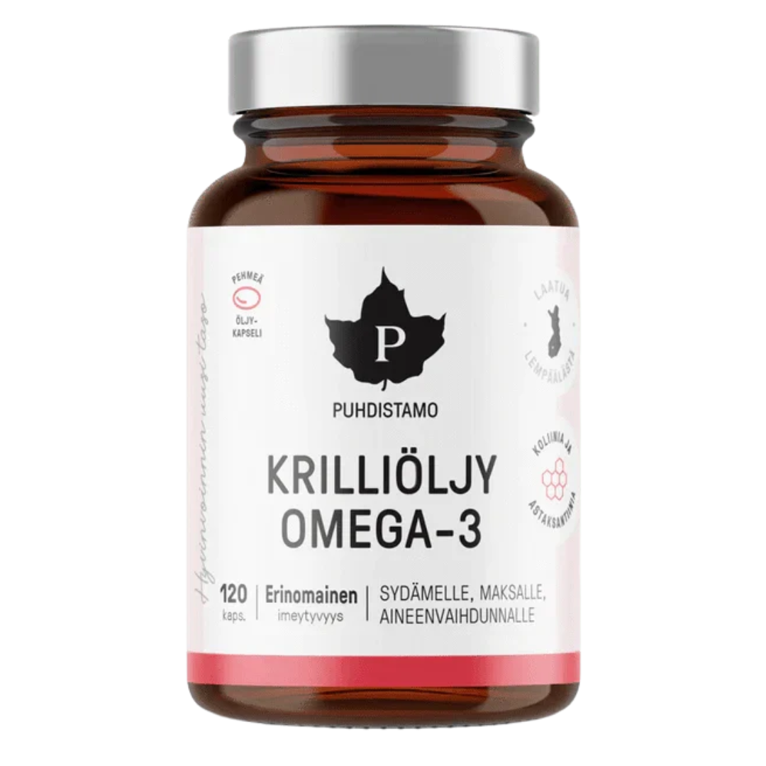 Puhdistamo Krilliöljy Omega-3 120 kaps.