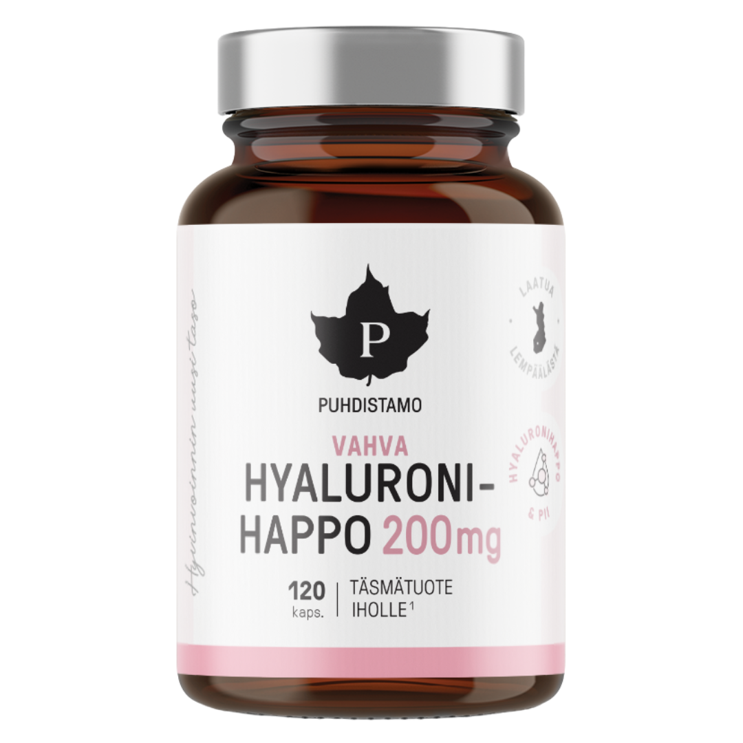 Puhdistamo, vahva hyaluronihappo 200 mg, 120 kaps.