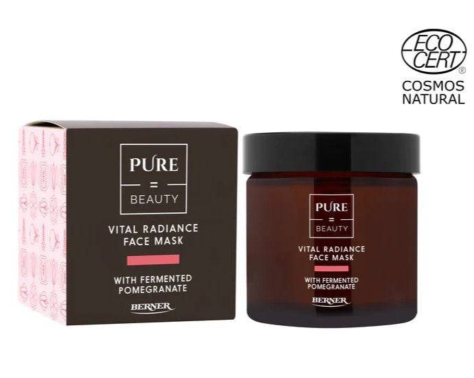 Pure=Beauty Vital Radiance Face Mask - Kasvonaamio Granaattiomena 60 ml - erä