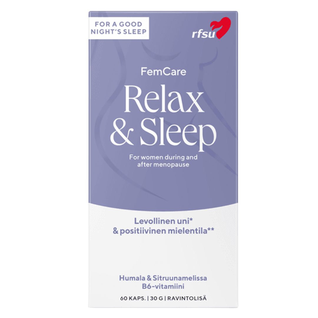 RFSU FemCare Relax & Sleep 60 kaps.