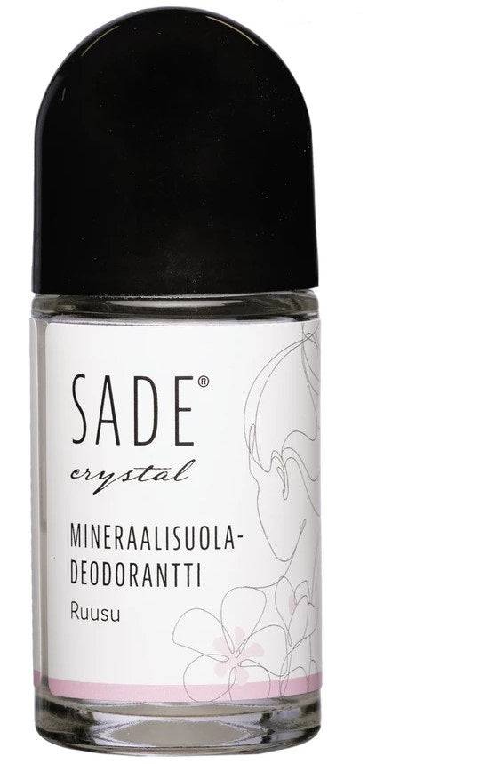 Sade Crystall Roll-On Mineraalisuola Deodorantti 50 ml - Ruusu