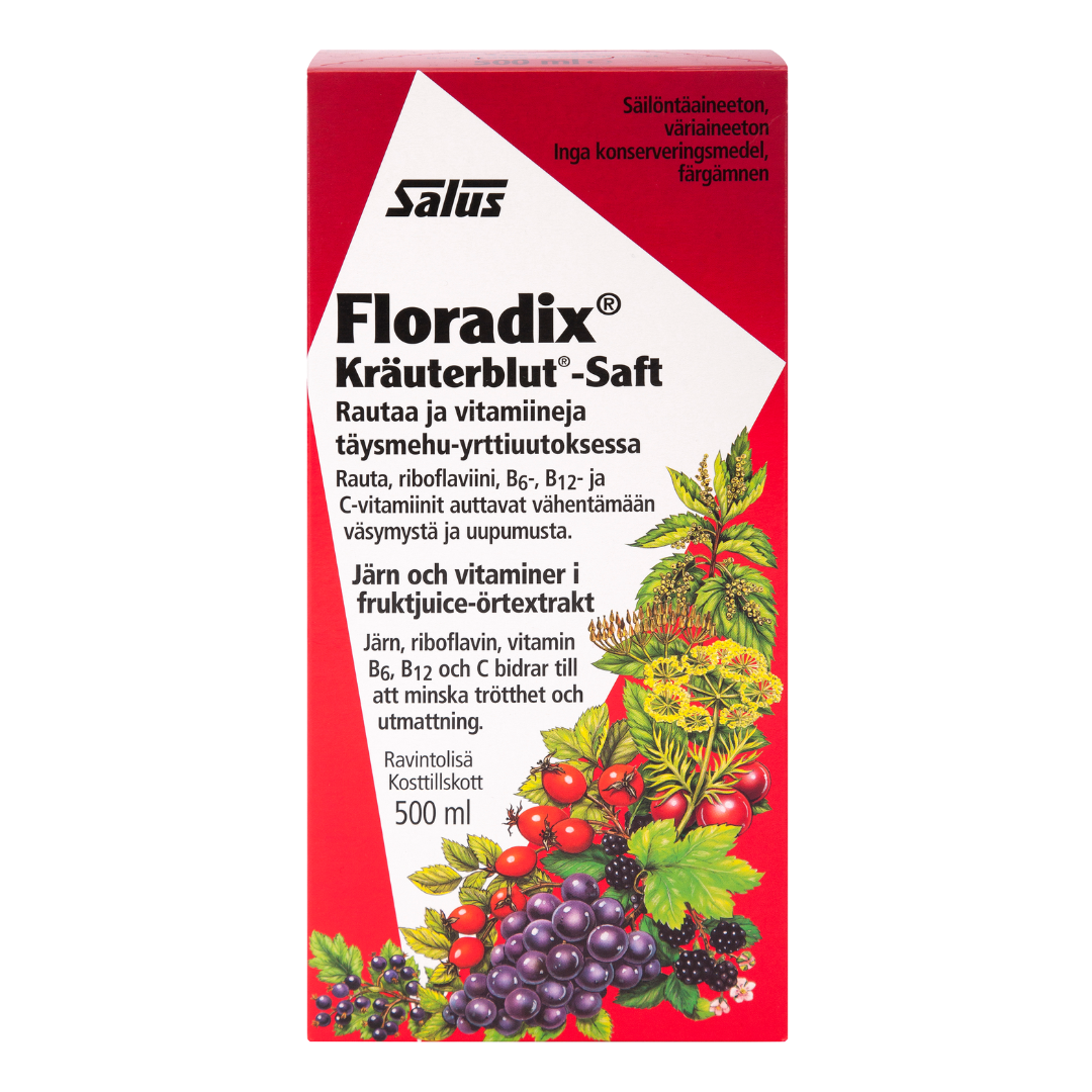 Floradix Rauta ja Vitamiinivalmiste 500 ml